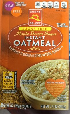 Maple Brown Sugar Instant Oatmeal, Maple Brown Sugar