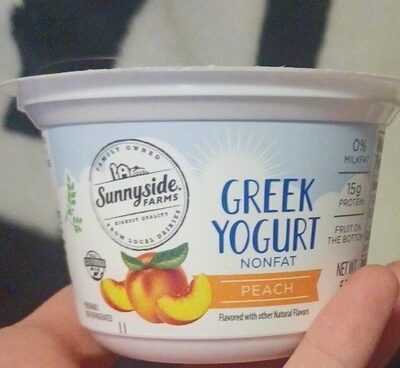Peach Nonfat Greek Yogurt, Peach
