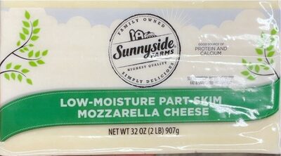 Mozzarella Low-Moisture Part-Skim Cheese, Mozzarella