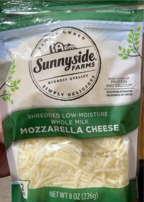 Mozzarella Shredded Low-Moisture Whole Milk Cheese, Mozzarella