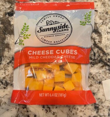Mild Cheddar Cheese Cubes, Mild Cheddar