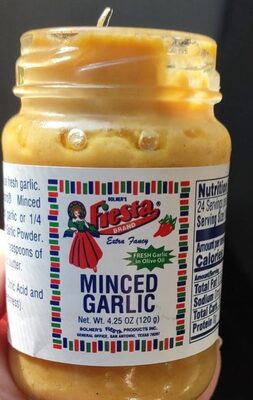 Minced Garlic In Olive Oil, Olive Oil