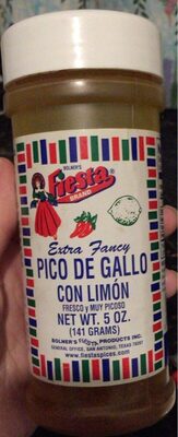Pico De Gallo Con Limon, Limon