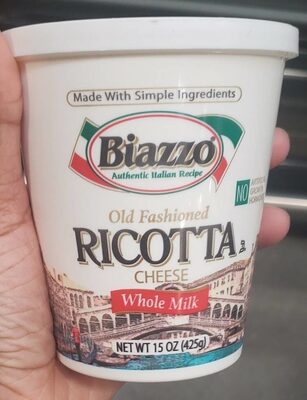 Whole Milk Old Fashioned Ricotta Cheese