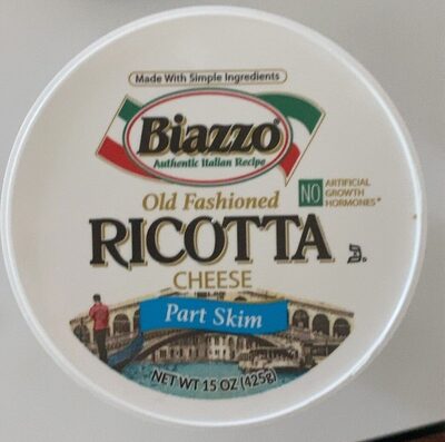 Part Skim Old Fashioned Ricotta Cheese
