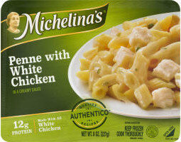Penne With White Chicken In A Creamy Sauce, White Chicken In A Creamy Sauce