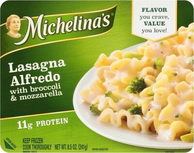Lasagna Alfredo With Broccoli & Mozzarella, Lasagna Alfredo