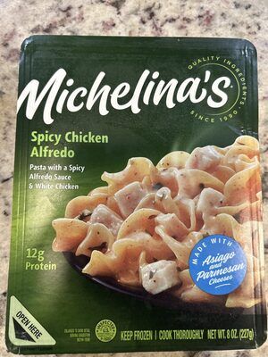 Spicy Chicken Alfredo Pasta With A Spicy Alfredo Sauce & White Chicken, Spicy Chicken Alfredo