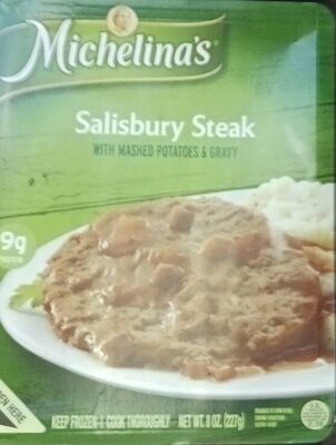 Salisbury Steak With Mashed Potatoes & Gravy, Salisbury Steak
