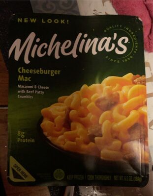 Cheeseburger Mac Macaroni & Cheese With Beef Patty Crumbles, Cheeseburger Mac