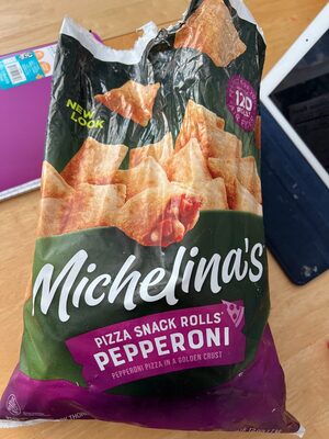 Pepperoni Pizza In A Golden Crust Pizza Snack Rolls, Pepperoni