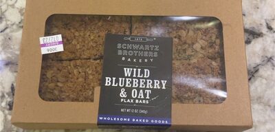 Wild Blueberry & Oat Flax Bars, Wild Blueberry & Oat