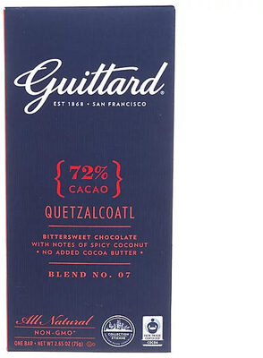 72% Cacao Quetzalcoatl Bittersweet Chocolate With Notes Of Spicy Coconut