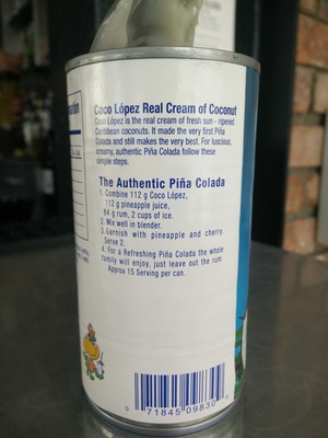 Real Cream Of Coconut
