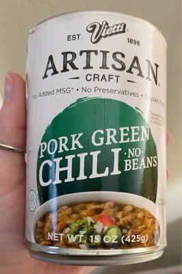 Pork Green Chili Beans, Pork