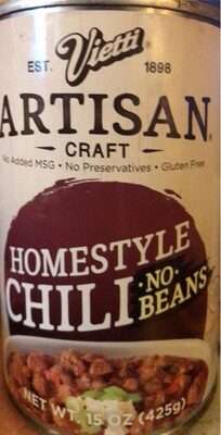 Homestyle Chili No Beans, Homestyle