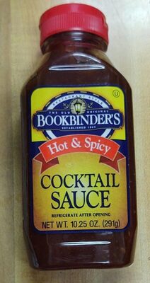 Bookbinder's Hot and Spicy Cocktail Sauce in 10.25 ounce