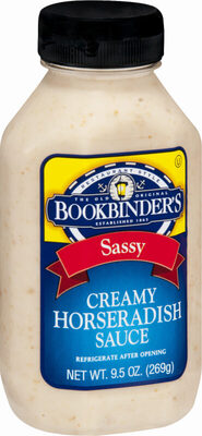 Bookbinder's Sassy Creamy Horseradish Sauce 9.5 ounce