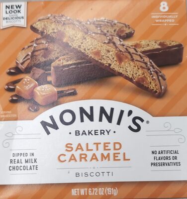 Salted Caramel Biscotti, Salted Caramel