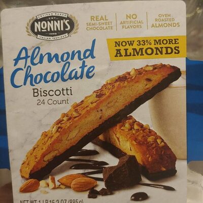 Almond Chocolate Biscotti, Almond Chocolate