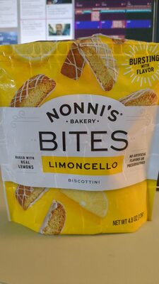 Limoncello Bites  Biscottini, Limoncello