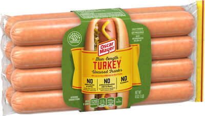 Bun-Length Turkey Uncured Franks, Turkey