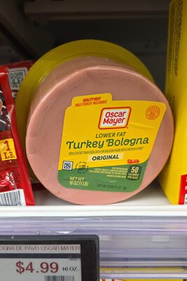 Original Lower Fat Turkey Bologna, Original