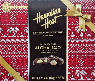 Dark Chocolate Alohamacs, Dark Chocolate