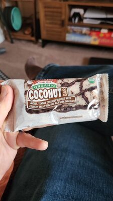 Coconut Organic Moist, Tender Coconut Blended With Crunchy Cacao Nibs And Rich Dark Chocolate Bar, Coconut