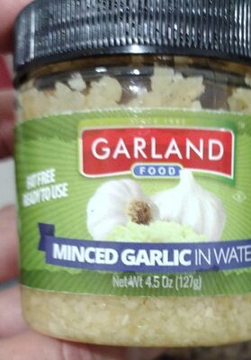 Minced Garlic In Water