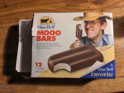 Mooo Bars, Vanilla; Chocolate