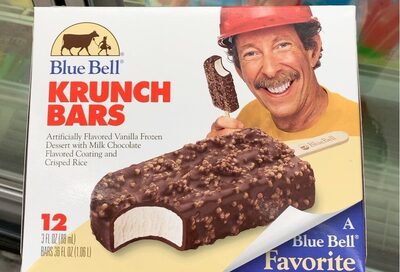 Krunch Bars, Vanilla; Milk Chocolate