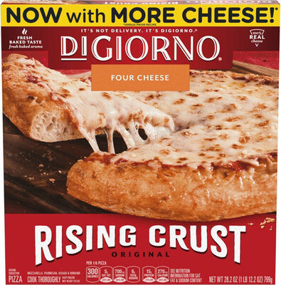 Four Cheese Original Rising Crust Pizza, Mozzarella; Parmesan; Asiago; Romano