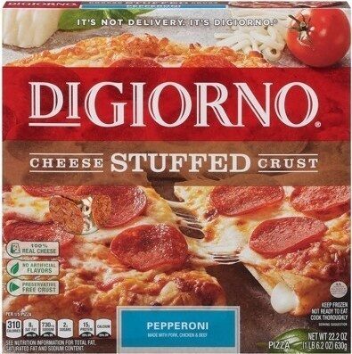 Pepperoni Cheese Stuffed Crust Pizza, Pepperoni