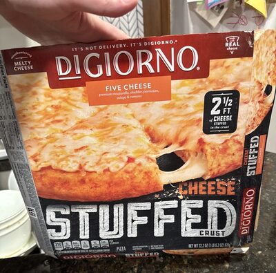 DIGIORNO Frozen Pizza - Five Cheese Pizza - Stuffed Crust Pizza