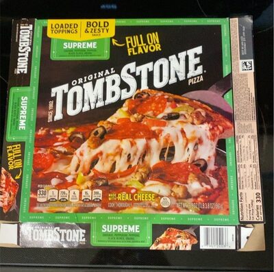 Supreme Sausage, Pepperoni, Peppers, Black Olives, Onions Original Pizza, Supreme