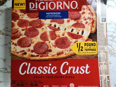 DiGiorno Classic Crust Pepperoni Frozen Pizza 12x19.3oz US