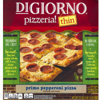 Primo Pepperoni Thin Hand-Tossed Style Crust Pizza, Pepperoni