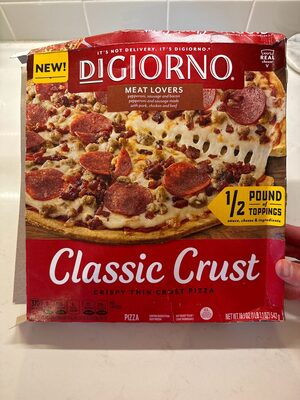 DiGiorno Classic Crust Meat Lovers Frozen Pizza 12 in 19.1 oz Box