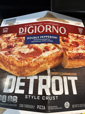 DIGIORNO Detroit Style Pepperoni Pizza 21.3oz Box