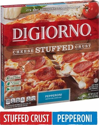 Pepperoni Cheese Stuffed Crust Pizza, Pepperoni; Cheese
