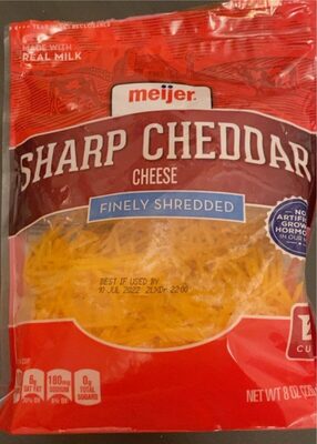 Sharp Cheddar Finely Shredded Cheese, Sharp Cheddar