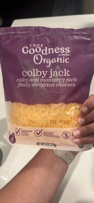 Colby Jack Organic Blend Of Colby & Monterey Jack Shredded Cheeses, Colby Jack