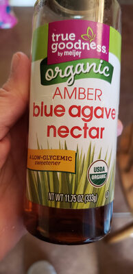 Amber Organic Blue Agave Nectar, Amber