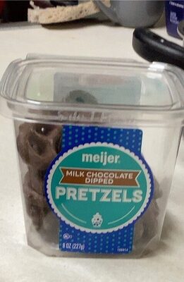 Milk Chocolate Dipped Pretzels, Milk Chocolate