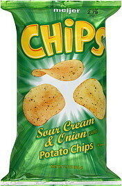 Sour Cream & Onion Classic Crunch Potato Chips, Sour Cream & Onion