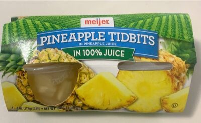 Pineapple Tidbits In Pineapple Juice, Pineapple Juice