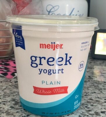 Plain Greek Whole Milk Yogurt, Plain