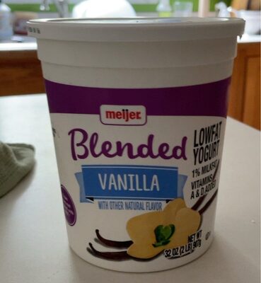 Vanilla Blended Lowfat Yogurt, Vanilla