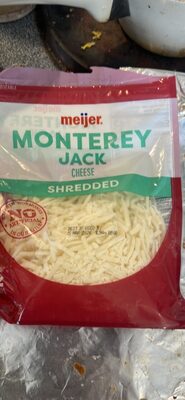 Monterey Jack Shredded Cheese, Monterey Jack